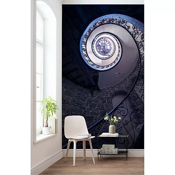 KOMAR Vlies Fototapete - Wendeltreppe - Größe 200 x 280 cm mehrfarbig günstig online kaufen
