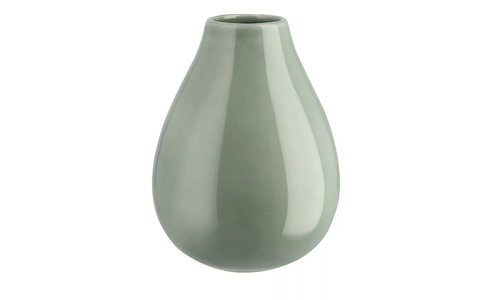Vase - grün - Keramik - 18 cm - Dekoration > Vasen - Möbel Kraft günstig online kaufen