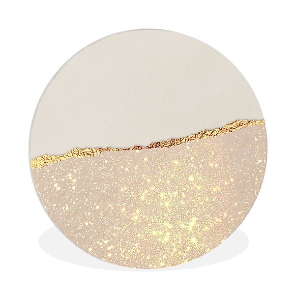 MuchoWow Gemälde Gold - Rosa - günstig online kaufen