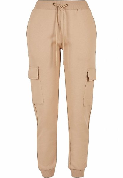 URBAN CLASSICS Stoffhose "Urban Classics Damen Ladies Cargo Sweat Pants" günstig online kaufen