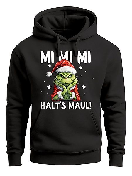 MoonWorks Hoodie Hoodie Herren Herren Weihnachten Grinch Mimimi Halts Maul günstig online kaufen
