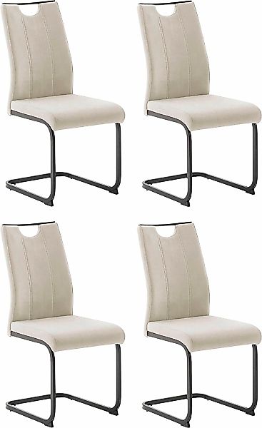 MCA furniture Freischwinger "MCA TERESINA Schwingstuhl mit Griffloch" () (4 günstig online kaufen