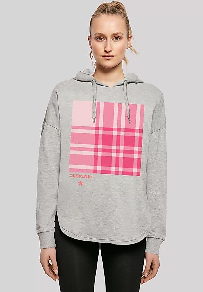 F4NT4STIC Kapuzenpullover "Karo Pink", Print günstig online kaufen