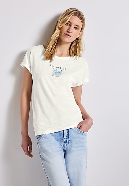 STREET ONE Shirttop mit Frontprint und günstig online kaufen