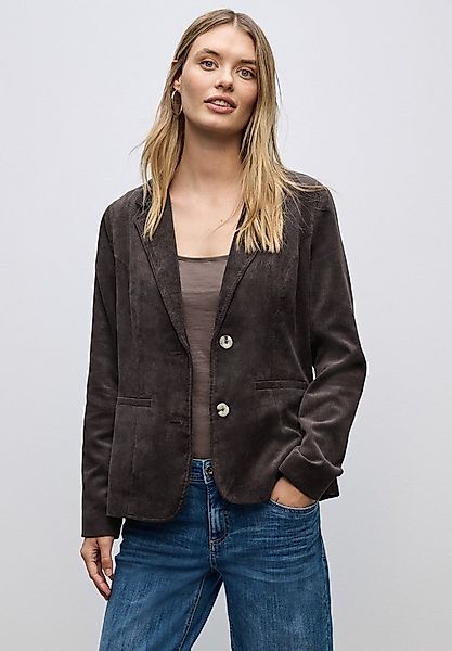 STREET ONE Kurzblazer mit Reverskragen und aus Cord günstig online kaufen