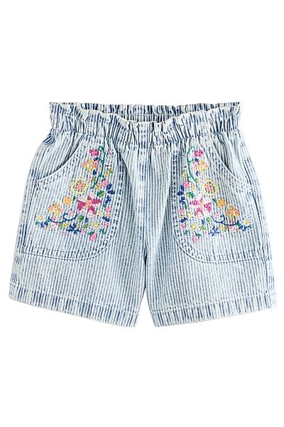 Next Shorts Florale Shorts mit Streifen günstig online kaufen