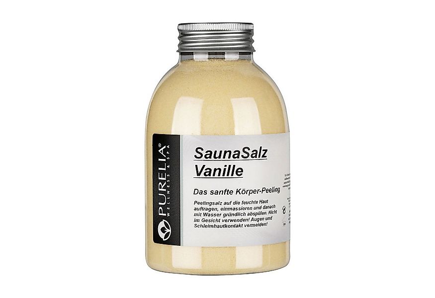 Purelia Sauna-Aufgussset PURELIA Sauna Salz Vanille 650g Peelingsalz Sauna günstig online kaufen