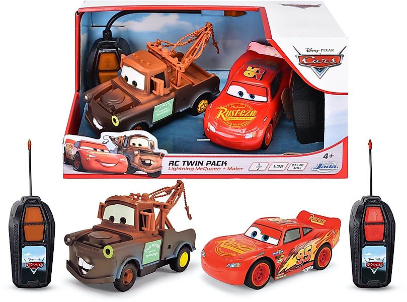 Dickie Toys Spielzeug-Auto ferngesteuertes RC Disney Cars LMQ + Mater Twin günstig online kaufen