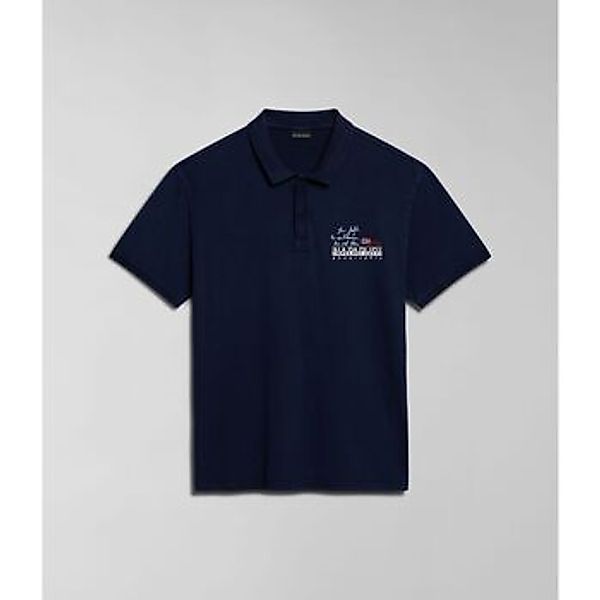 Napapijri  T-Shirts & Poloshirts E-COLVILLE NP0A4HPX-176 BLU MARINE günstig online kaufen