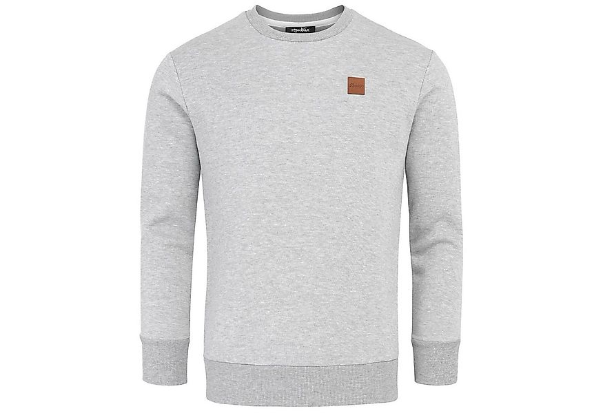 REPUBLIX Sweatshirt JESSE Herren Basic College Pullover Sweatjacke Hoodie günstig online kaufen