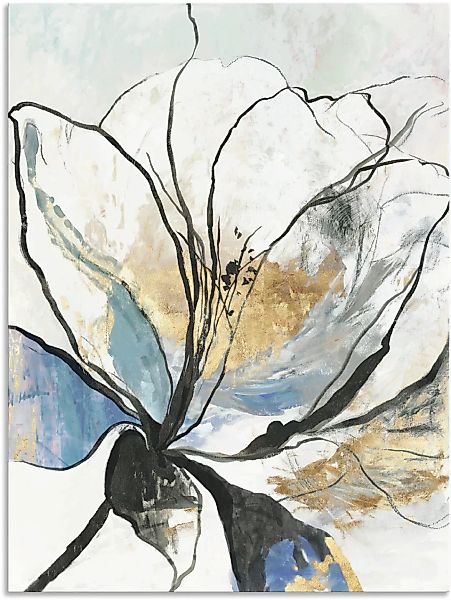 Artland Wandbild »Umrissenes Blumenmuster I«, Blumenbilder, (1 St.) günstig online kaufen