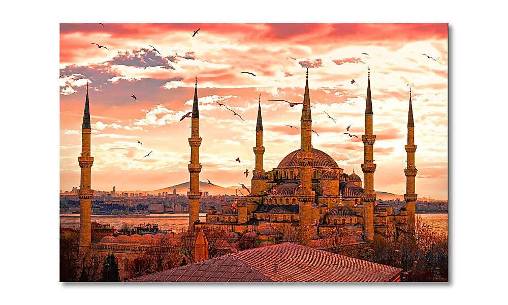 WandbilderXXL Leinwandbild Blue Mosque, Istanbul (1 günstig online kaufen