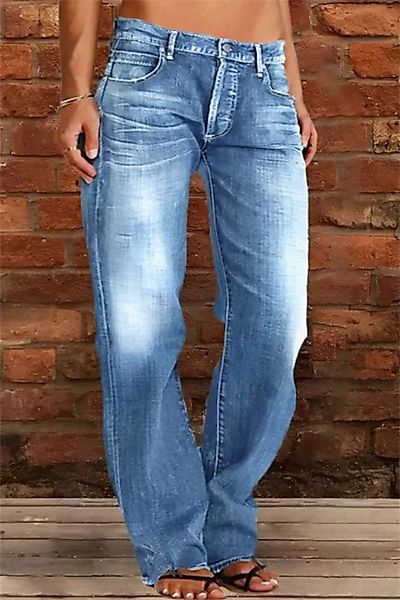 AFAZ New Trading UG High-waist-Jeans Legere, schlankmachende, gerade Hose m günstig online kaufen