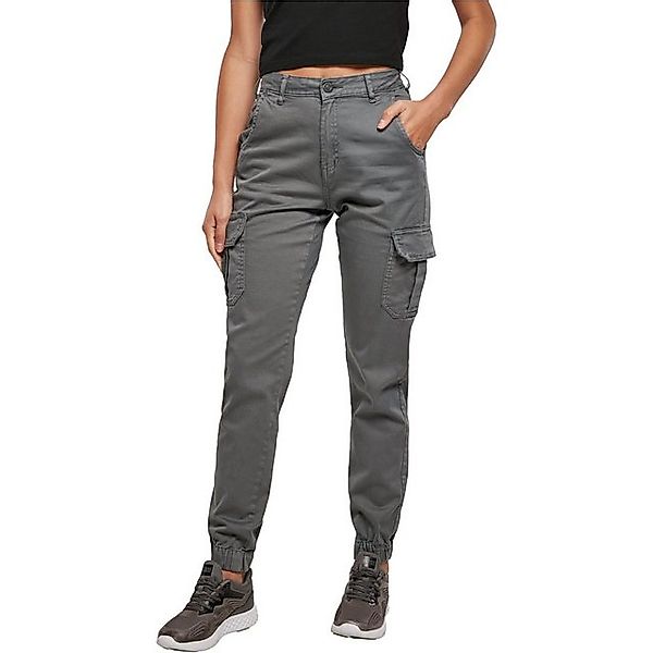 URBAN CLASSICS Cargohose Urban Classics Damen Ladies High Waist Cargo Pants günstig online kaufen