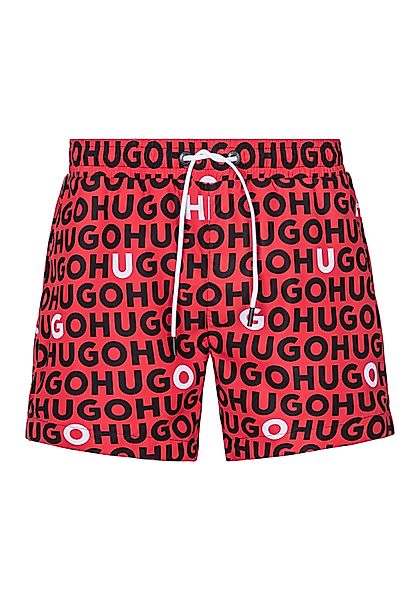 HUGO Badehose TORTUGA mit Allover-Logoschriftzug günstig online kaufen
