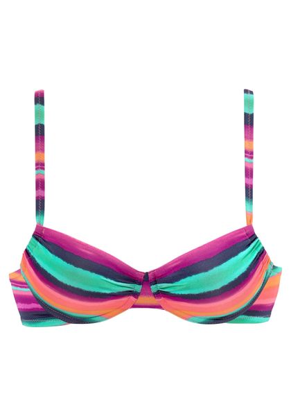 LASCANA Bügel-Bikini-Top Rainbow, mit seitlicher Regulierung günstig online kaufen