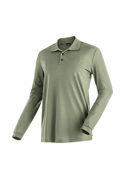 Maier Sports Langarm-Poloshirt "Ulrich L/S" Herren Polo langarm, leichtes F günstig online kaufen