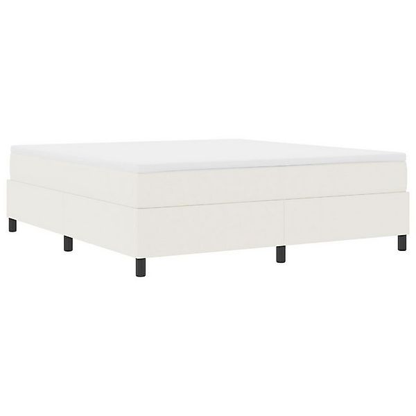 vidaXL Bett Boxspringbett Creme Super King Cordstoff (1-tlg) günstig online kaufen