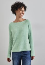 STREET ONE Strickpullover mit U-Boot-Ausschnitt günstig online kaufen