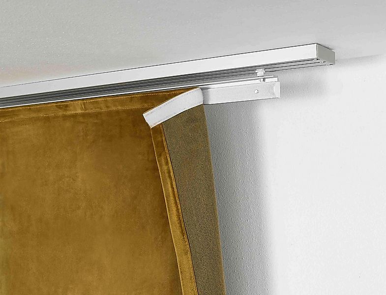 Gardinenbox Paneelwagen, Gardinenschienen, (1-St), Beschwerungsstange Rolle günstig online kaufen