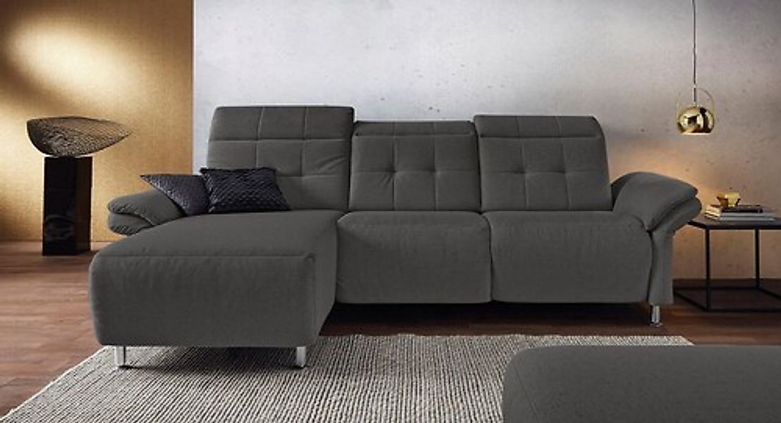 Home affaire Ecksofa »Manhattan L-Form« 2 Sitze mit elektrischer Relaxfunkt günstig online kaufen