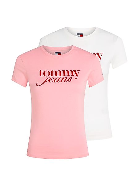 Tommy Jeans T-Shirt "TJW 2PACK ESSENTIAL LOGO TEE", 2 Stk. mit Logodruck günstig online kaufen