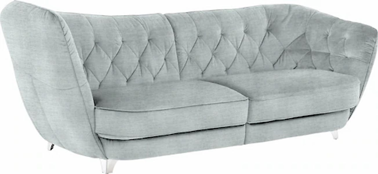 Leonique Big-Sofa »Retro«, stylischer Hochlehner günstig online kaufen