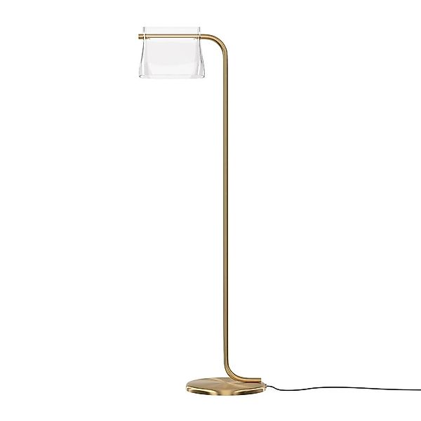 Maytoni LED-Stehleuchte Cabaret, messing, Höhe 126,5 cm günstig online kaufen