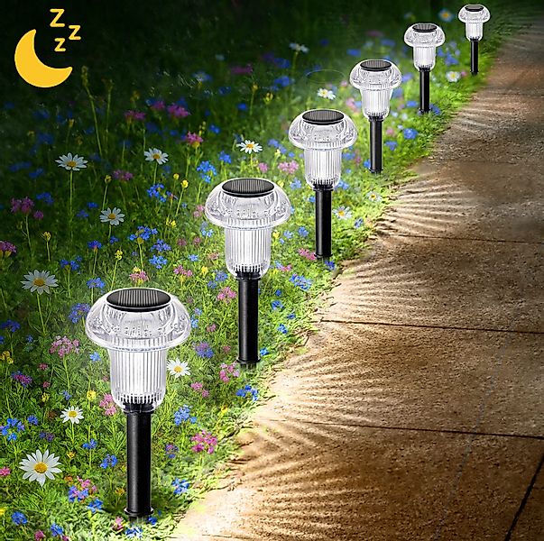 BlingBin LED Solarleuchte 6 Stück Solarleuchten günstig online kaufen