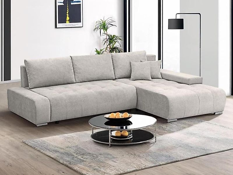 Beautysofa Ecksofa DRACO mit Schlaffunktion und günstig online kaufen