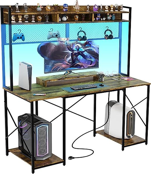 HOMALL Eckschreibtisch Schreibtisch Computertisch L-förm Eckschreibtisch günstig online kaufen