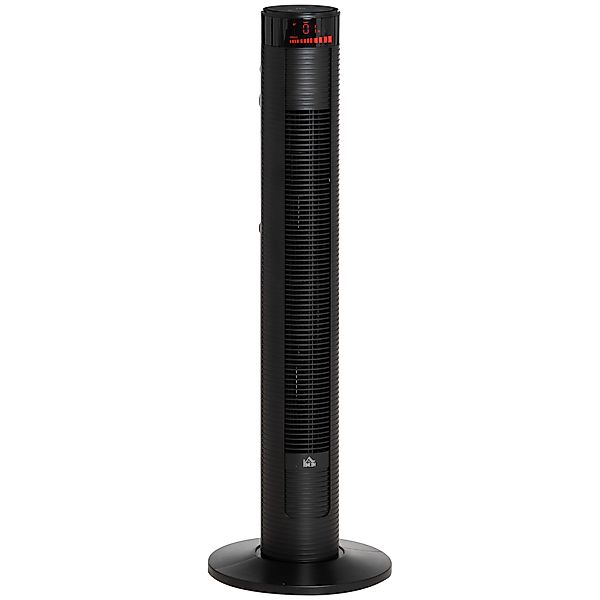 HOMCOM Turmventilator 45W mit 4 Modi und 3 Geschwindigkeiten mit 12-Stunden günstig online kaufen