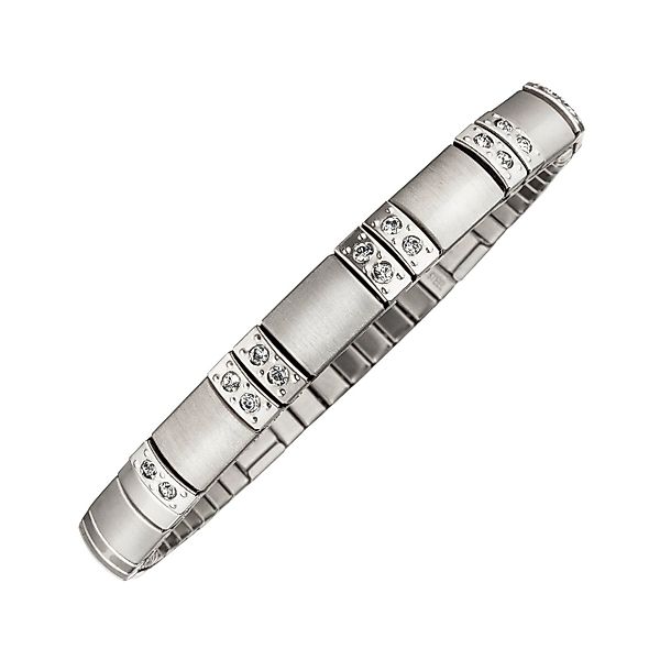 MAGNETIX WELLNESS Edelstahlarmband Flexi-Magnetarmband Matt-Glanz Design günstig online kaufen