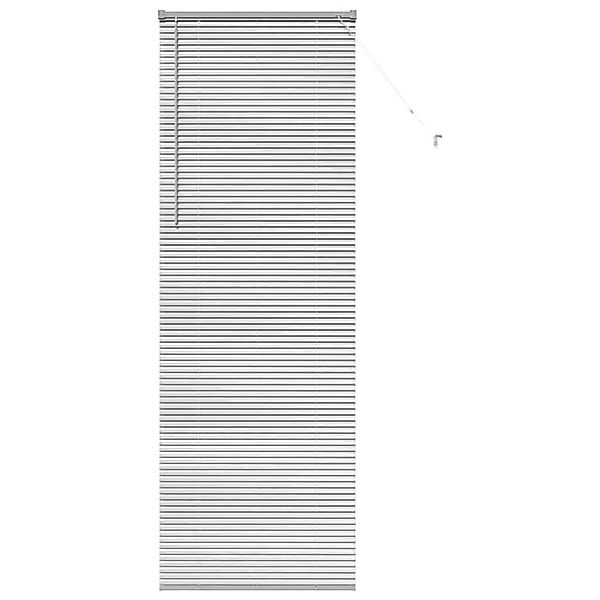 vidaXL Balkenjalousien mit Vorhängen Silber 220 x 70 cm Aluminium 42005941 günstig online kaufen