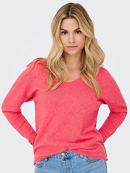 ONLY V-Ausschnitt-Pullover ONLRICA LIFE L/S V-NECK PULLO KNT NOOS Materialm günstig online kaufen