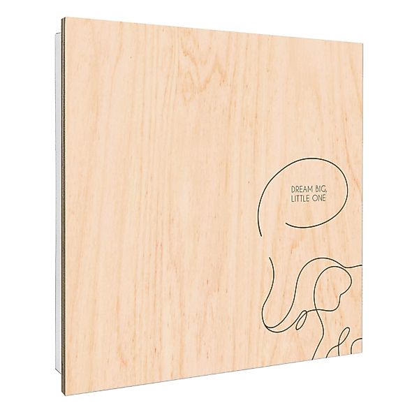 Banjado Großer Schlüsselbox Holz 30x30cm Weiß Scharnier Rechts 50 Haken Sch günstig online kaufen
