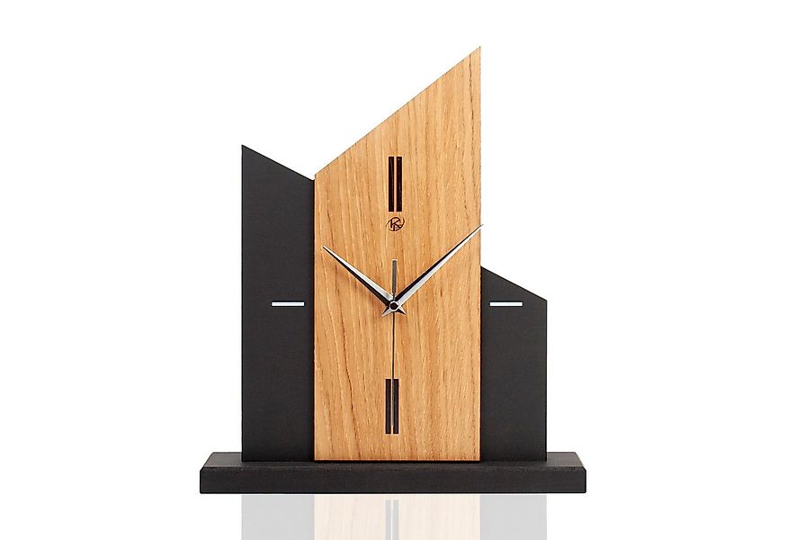 Kreative Feder Standuhr Standuhr „Church“ aus Holz, schwarze Tisch-Uhr mit günstig online kaufen