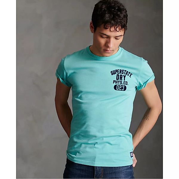 Superdry Superstate Kurzarm T-shirt M Pool Blue günstig online kaufen