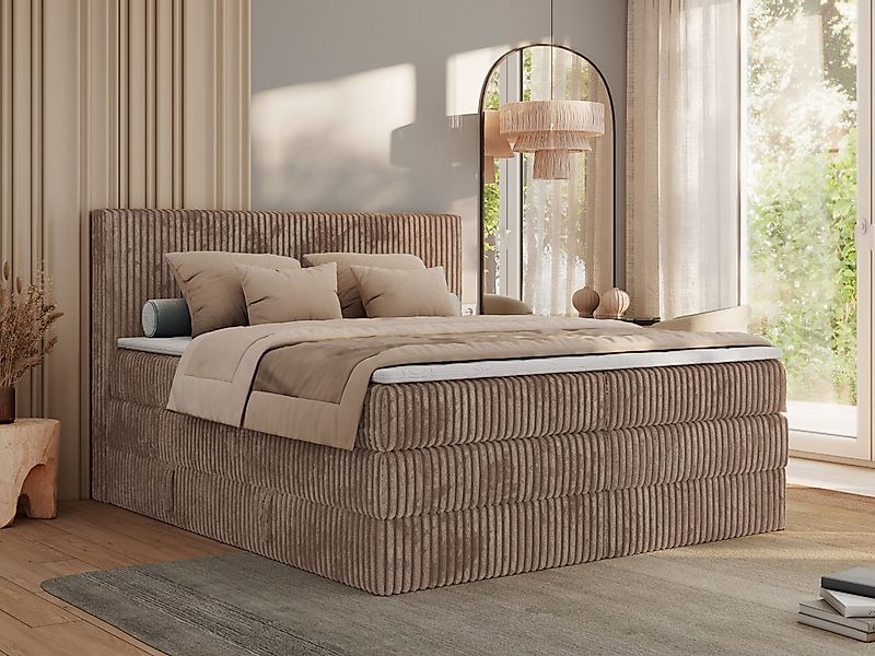 MKS MÖBEL Boxspringbett TILIANO KING (Packung, günstig online kaufen