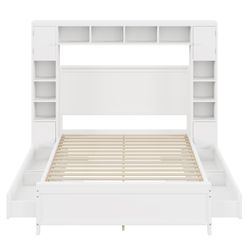 EXTSUD Bett Bettgestell mit Stauraum 140*200,4 günstig online kaufen