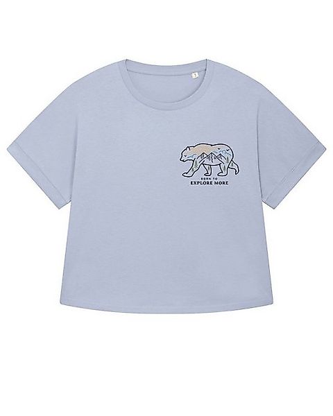wat? Apparel Print-Shirt Born to explore more (1-tlg) günstig online kaufen