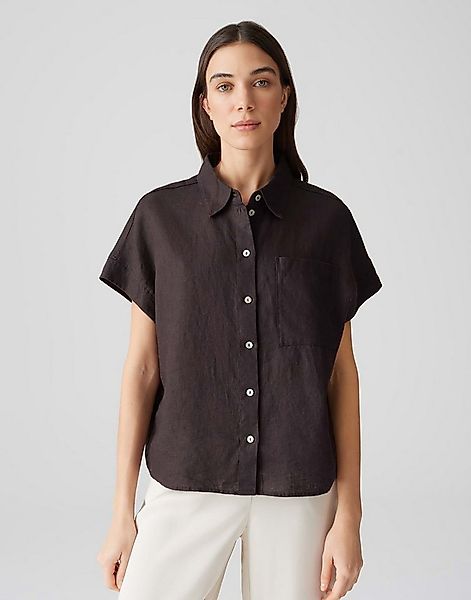 OPUS Kurzarmbluse FELISA Regular aus Leinen günstig online kaufen