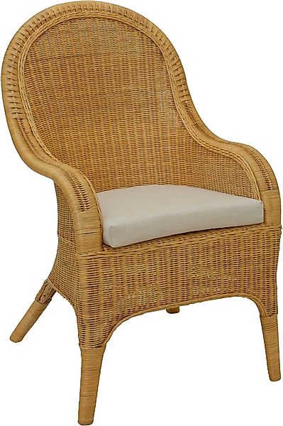 Krines Home Rattanstuhl Rattansessel hohe Rückenlehne günstig online kaufen