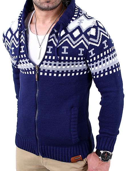 Reslad Strickpullover Reslad Herren Grobstrick Norweger günstig online kaufen