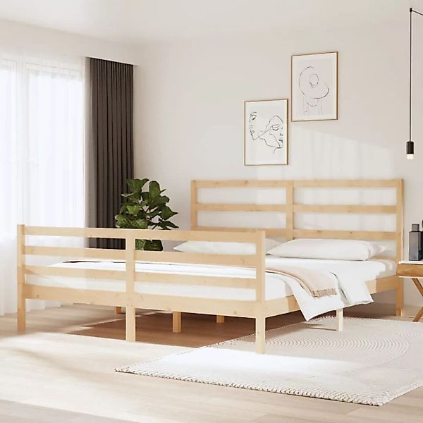 vidaXL Massivholzbett 140x190 cm1157159 günstig online kaufen