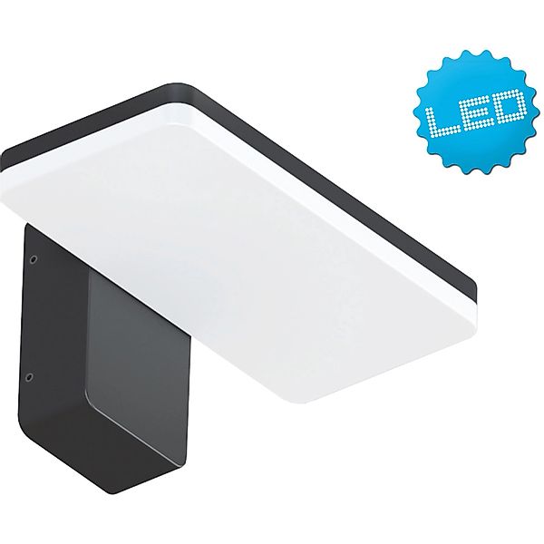 Näve LED-Wand-Außenleuchte Clair Schwarz 70 Stück günstig online kaufen