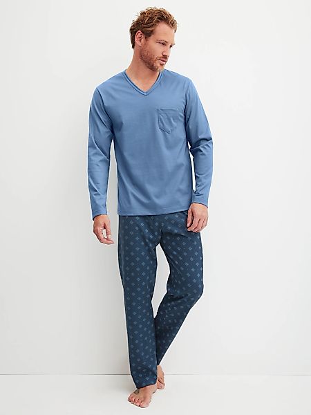 CALIDA Schlafanzug "Relax Imprint 2" 2 atmungsaktiv, Cotton, leicht, weiche günstig online kaufen