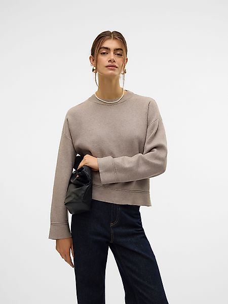 Vero Moda Rundhalspullover VMGOLD PIPING LS günstig online kaufen