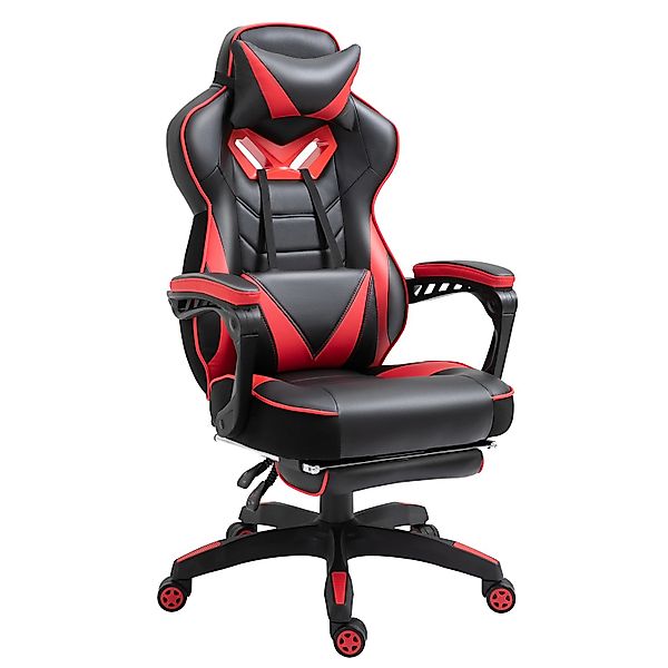 Vinsetto Schreibtischstuhl Gamingstuhl mit Liegefunktion günstig online kaufen