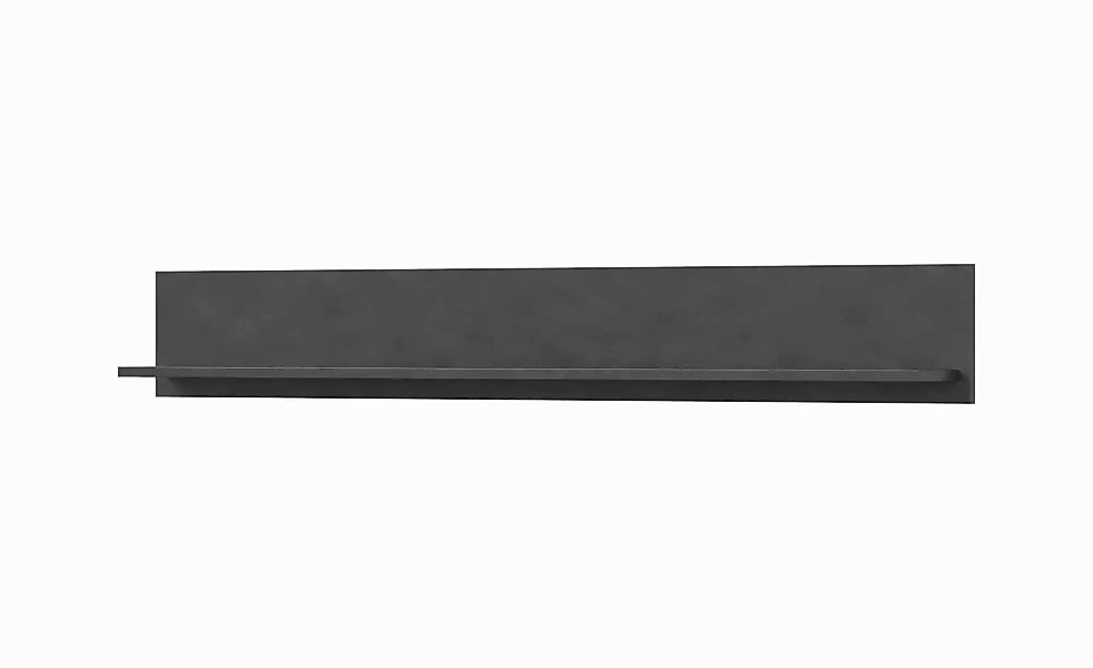 Wandboard  Bardenas ¦ schwarz ¦ Maße (cm): B: 140 H: 20 Regale > Wandboards günstig online kaufen